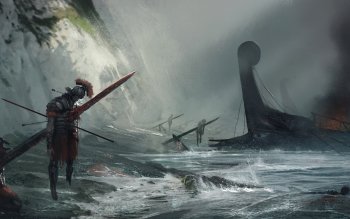 350x219 7 Roman Legionary Hd Wallpapers Background Images - Roman Warrior Painting