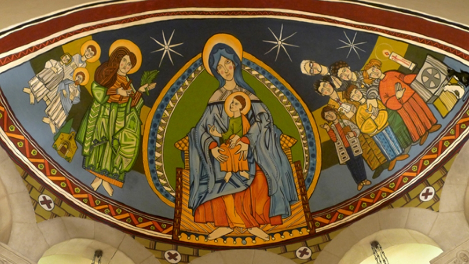 937x528 Spanish Priest Commissions Graffiti For Church Public Radio - Romanesque Painting