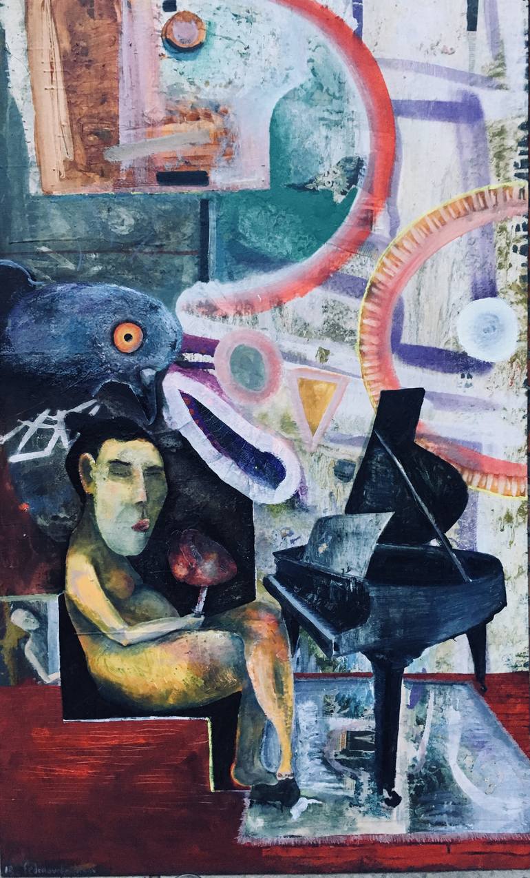 770x1274 Saatchi Art Compositora Painting By Vladimir Fedorov Romanov - Romanov Painting