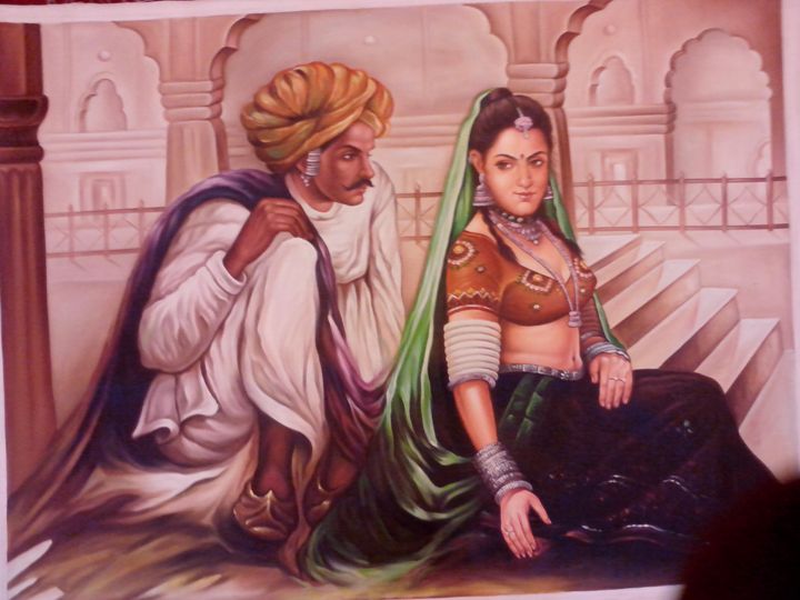 720x540 Romantic Couple - Romantic Couple Painting Images