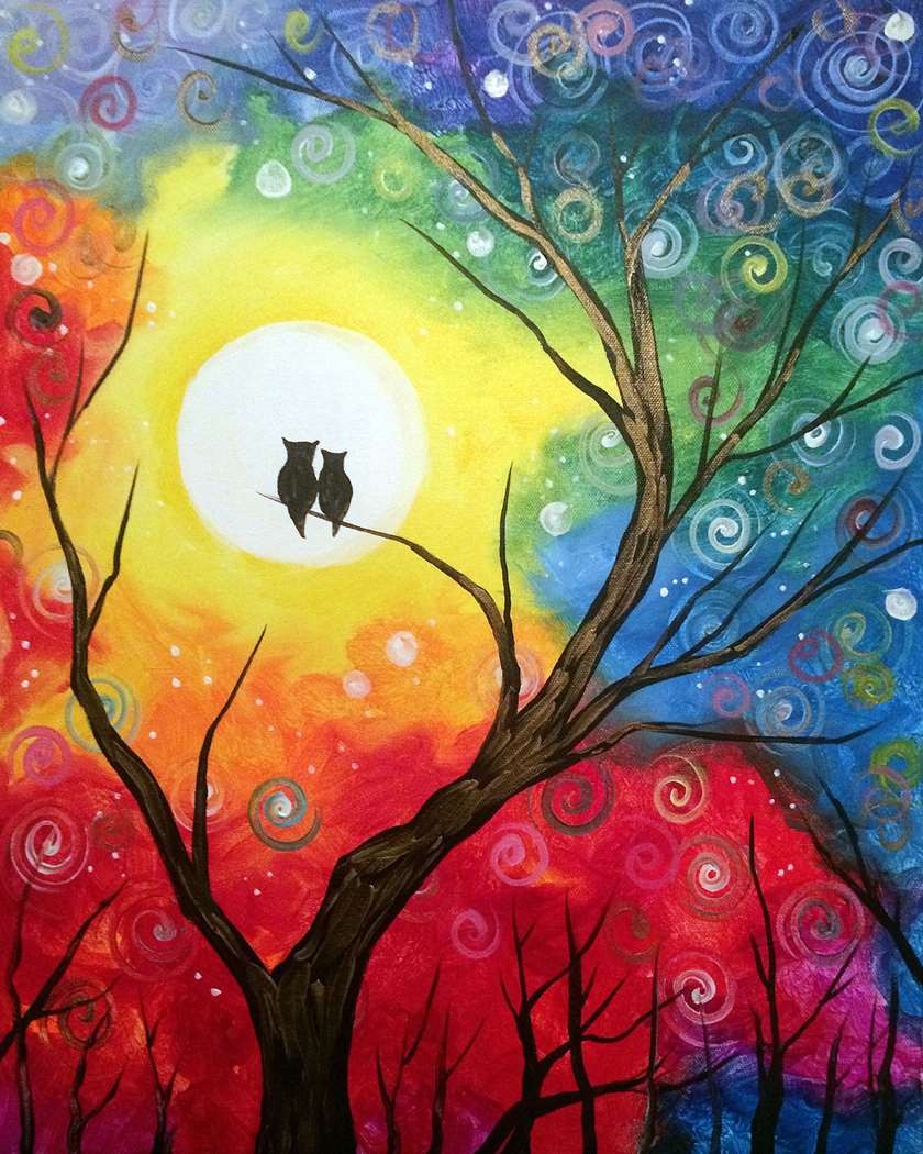 840x1050 Romantic Roost - Romantic Painting