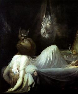 250x300 The Nightmare Woman Horse Spirit Demon Romantic Painting By Henry - Romantic Painting