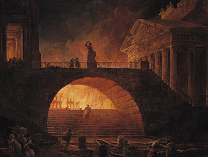 300x226 Rome Burning Paintings Fine Art America - Rome Burning Painting