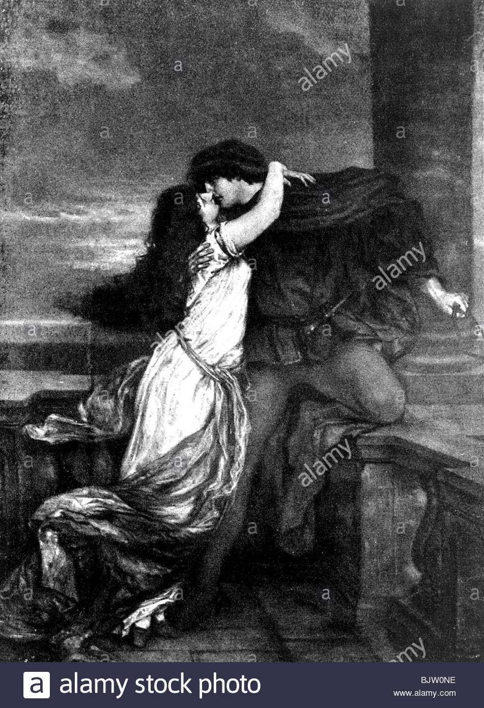 951x1390 Literature, Romeo And Juliet By William Shakespeare, Balcony - Romeo And Juliet Balcony Scene Painting