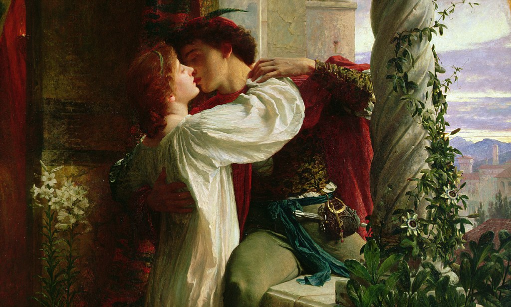 1024x615 Is This The Most Romantic Painting Of All Oil Depiction Of Romeo - Romeo And Juliet Painting