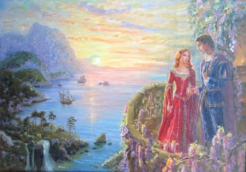 500x350 Romeo And Juliet - Romeo And Juliet Painting