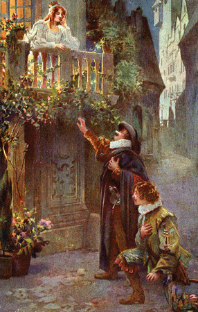 286x450 Romeo And Juliet Ii The Blacony Scene - Romeo And Juliet Painting Balcony Scene