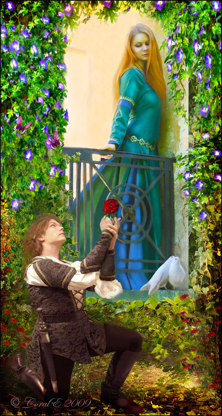 768x1440 Romeo And Juliet By Cemac - Romeo And Juliet Painting Balcony Scene