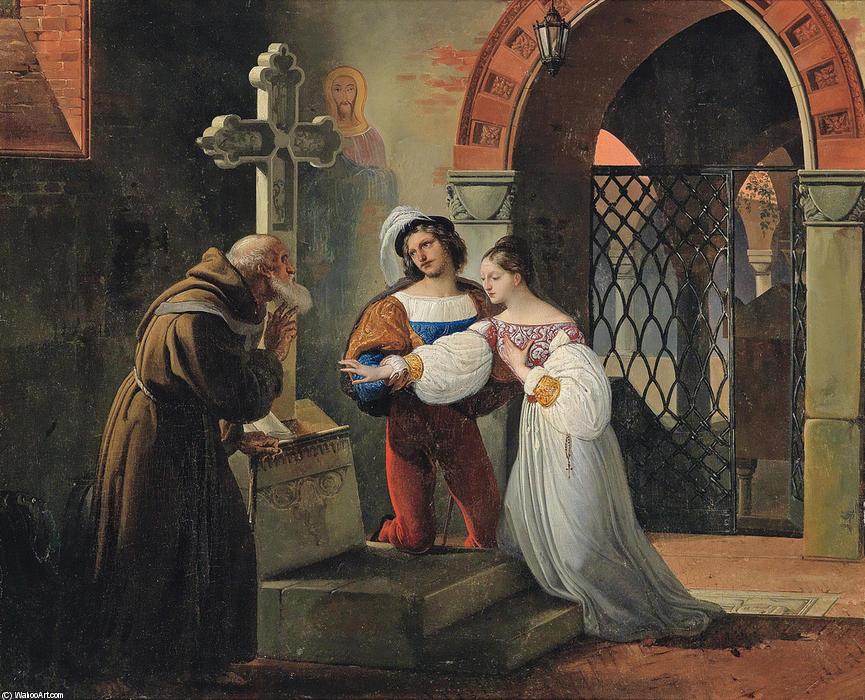 865x700 Historical Images Of Romeo And Juliet - Romeo And Juliet Painting Balcony Scene