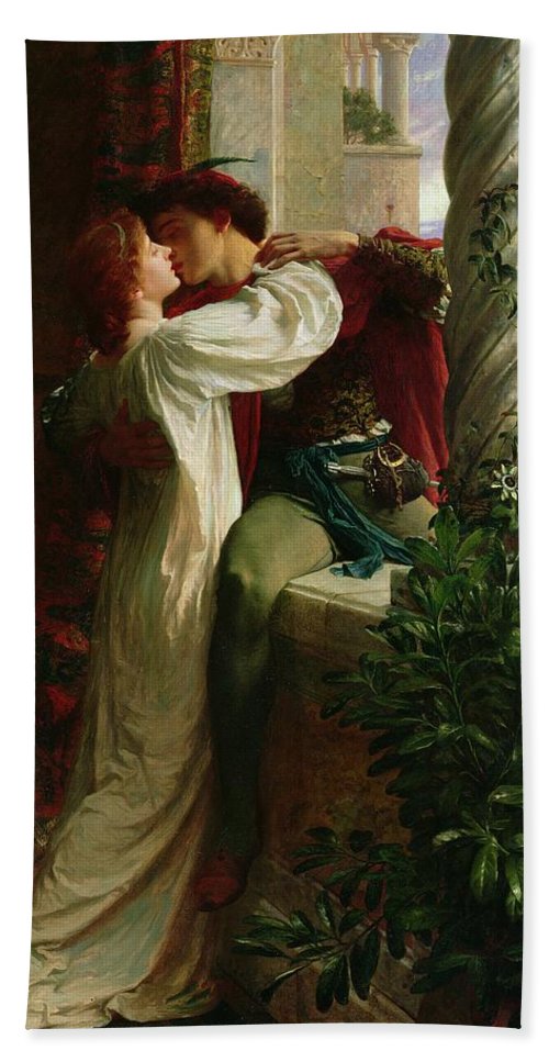 500x967 Romeo And Juliet Beach Sheet For Sale By Sir Frank Dicksee - Romeo And Juliet Painting Sir Frank Dicksee
