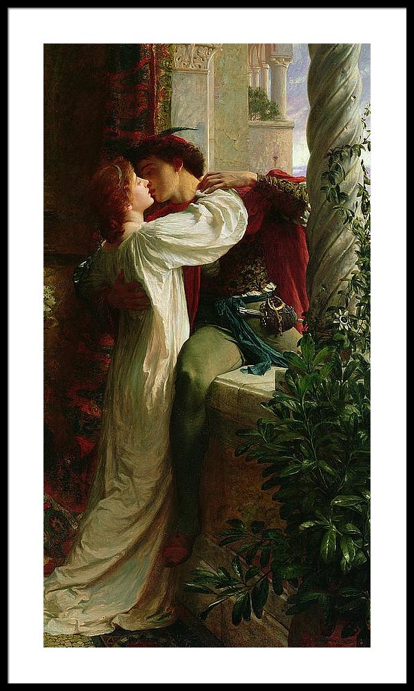 600x1001 Romeo And Juliet Framed Print By Sir Frank Dicksee - Romeo And Juliet Painting Sir Frank Dicksee