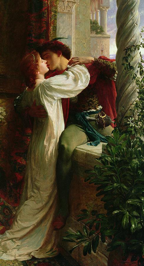 489x900 Romeo And Juliet Painting By Sir Frank Dicksee - Romeo And Juliet Painting Sir Frank Dicksee