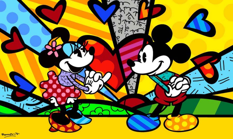 800x480 Ode To Art Singapore Contemporary Art Gallery With Paintings - Romero Britto Painting