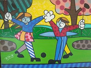 300x225 Romero Britto - Romero Britto Painting