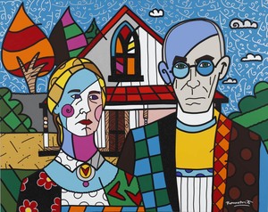 300x238 Romero Britto - Romero Britto Painting