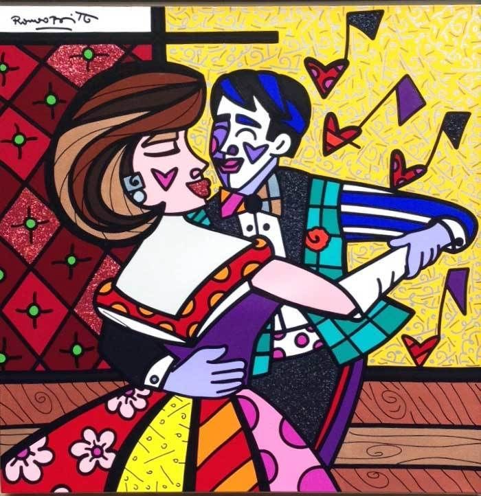 700x722 Romero Britto, - Romero Britto Painting