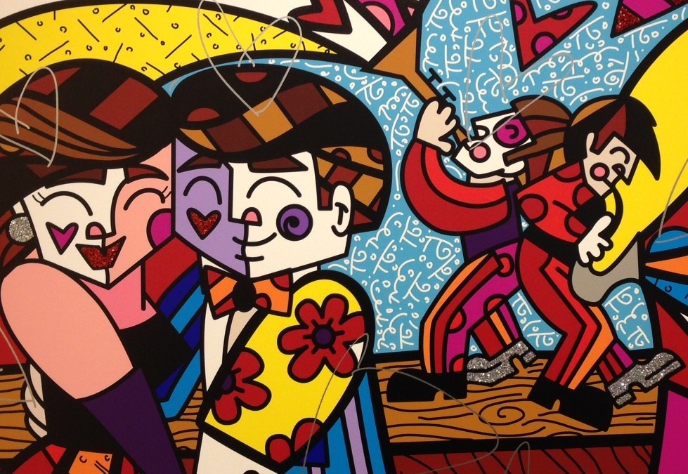 979x675 Romero Britto - Romero Britto Painting