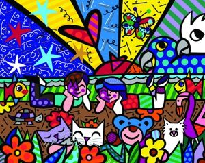300x238 Artslant - Romero Britto Painting