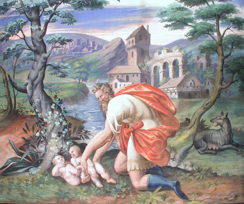 500x417 Mythology And Folklore Un Textbook Roman Legend Romulus And Remus - Romulus And Remus Painting