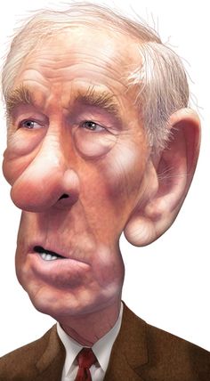 236x428 Impressionistic Ron Paul Art Painting Portrait By Svetlana - Ron Paul Painting