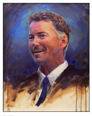 300x375 Rand Paul Amp Glenn Beck Warnings !!! 2012 Patriot - Ron Paul Painting