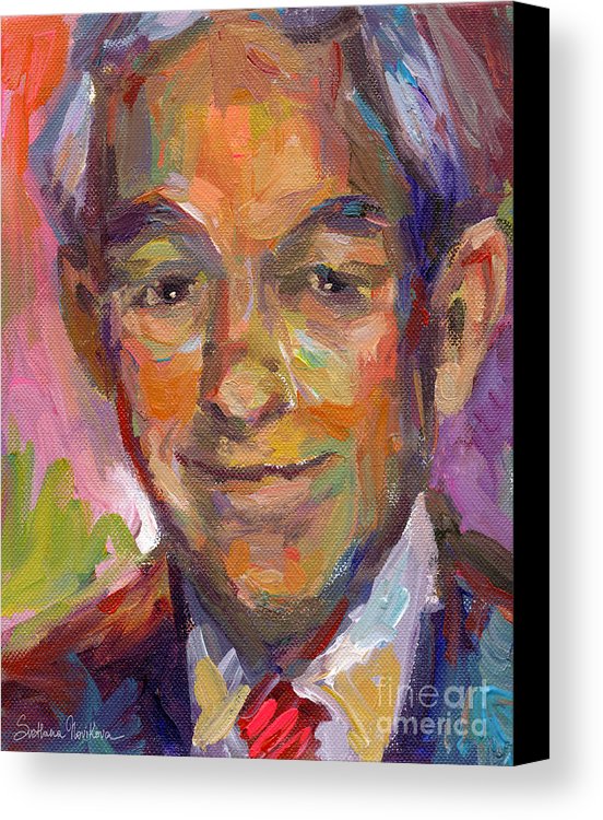 552x750 Ron Paul Art Impressionistic Painting Canvas Print Canvas Art By - Ron Paul Painting