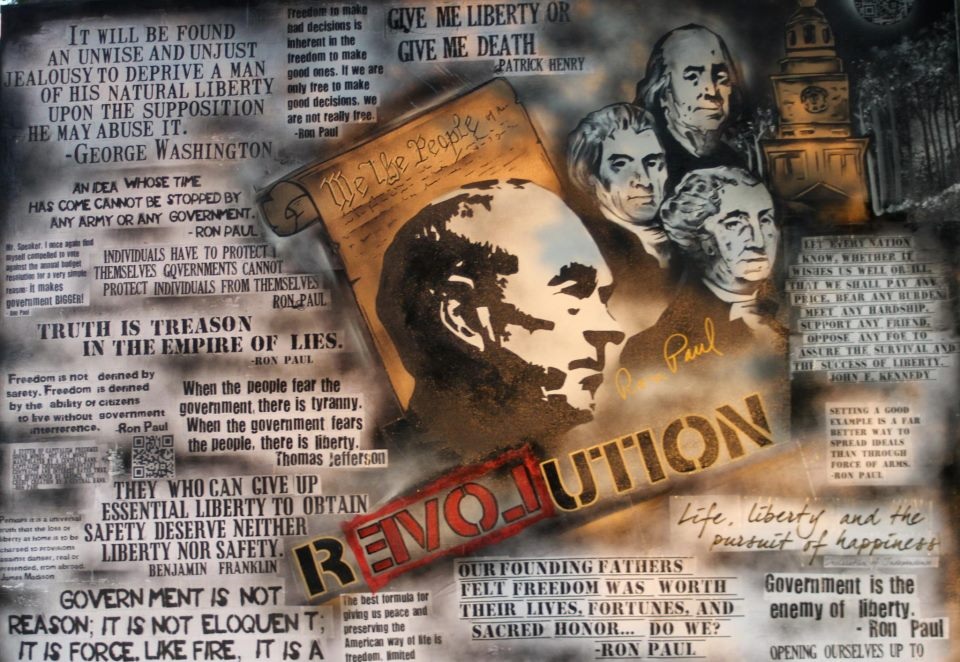 960x662 The Liberty Painting - Ron Paul Painting