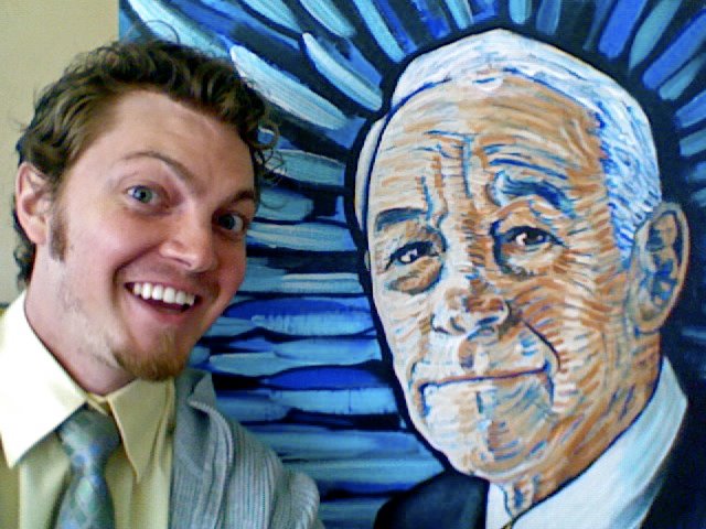 640x480 Creating Liberty An Interview With Artist Adam Schwankl - Ron Paul Painting