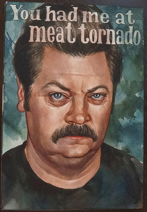 Ron Swanson Painting At Explore Collection Of Ron