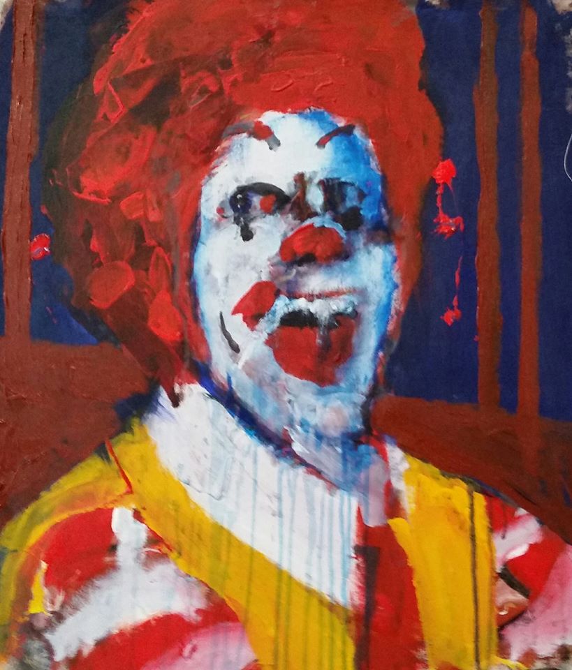 819x960 Ronald Mcdonald - Ronald Mcdonald Painting