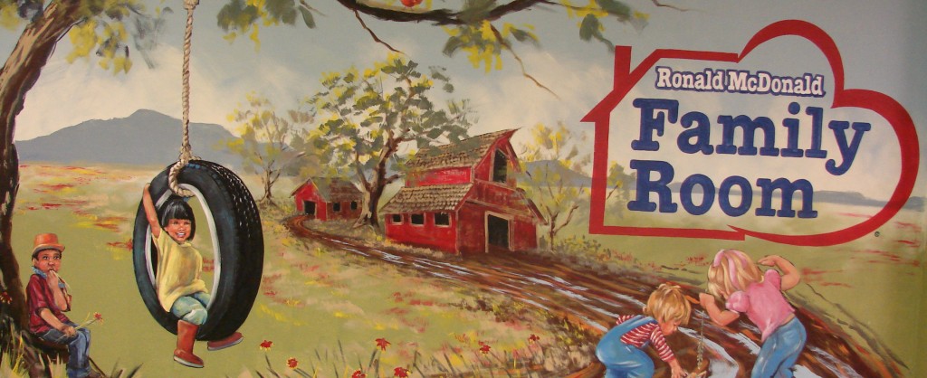1024x418 Ronald Mcdonald Family Room - Ronald Mcdonald Painting