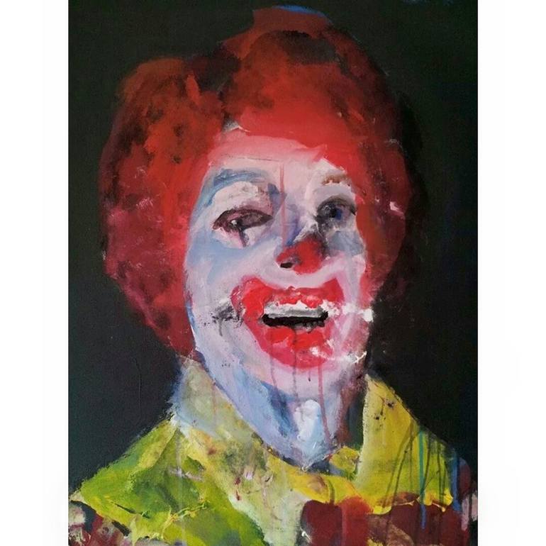 770x770 Saatchi Art Ronald Mcdonald Painting By Larry Caveney - Ronald Mcdonald Painting