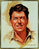 161x200 Classical Art Of Baron Von Lind - Ronald Reagan Painting