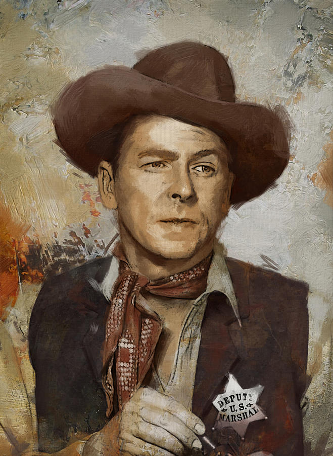 659x900 Ronald Reagan Portrait 4 Painting By Corporate Art Task Force - Ronald Reagan Painting