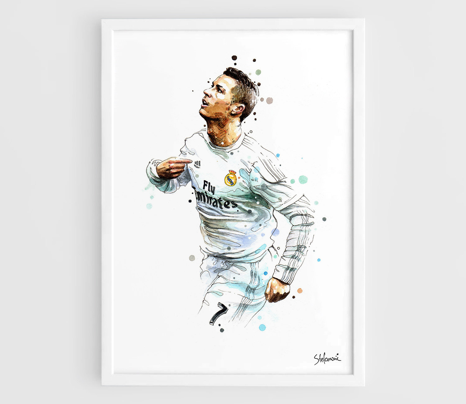 Ronaldo Painting at PaintingValley.com | Explore collection of Ronaldo ...