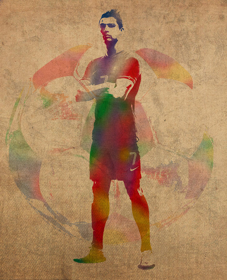 729x900 Cristiano Ronaldo Soccer Football Player Portugal Real Madrid - Ronaldo Painting