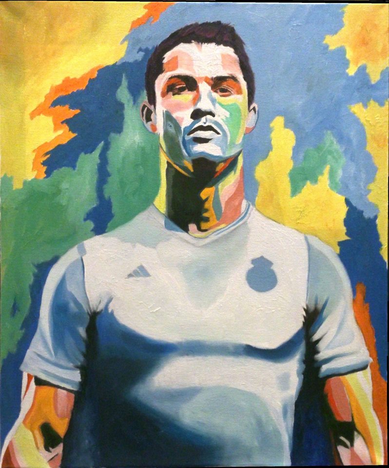 798x960 Cristiano Ronaldo By Dickens Art - Ronaldo Painting