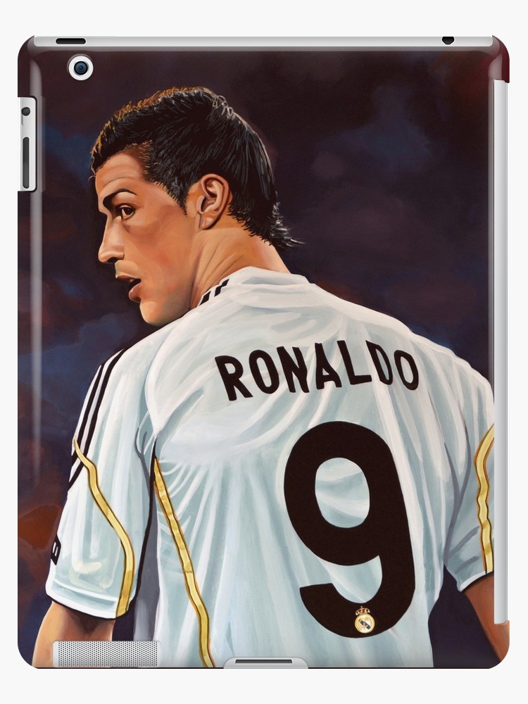 750x1000 Cristiano Ronaldo Painting Ipad Cases Amp Skins By Paulmeijering - Ronaldo Painting