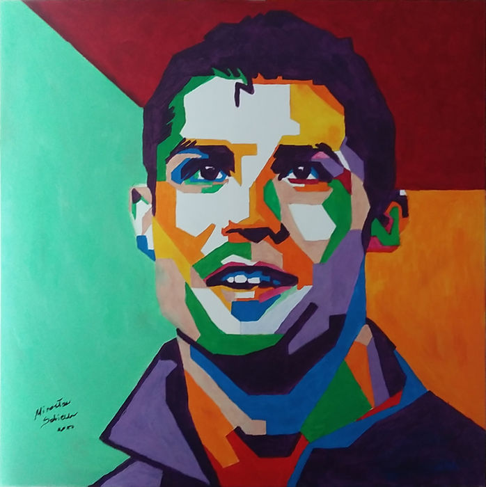 698x700 Sobiech - Ronaldo Painting