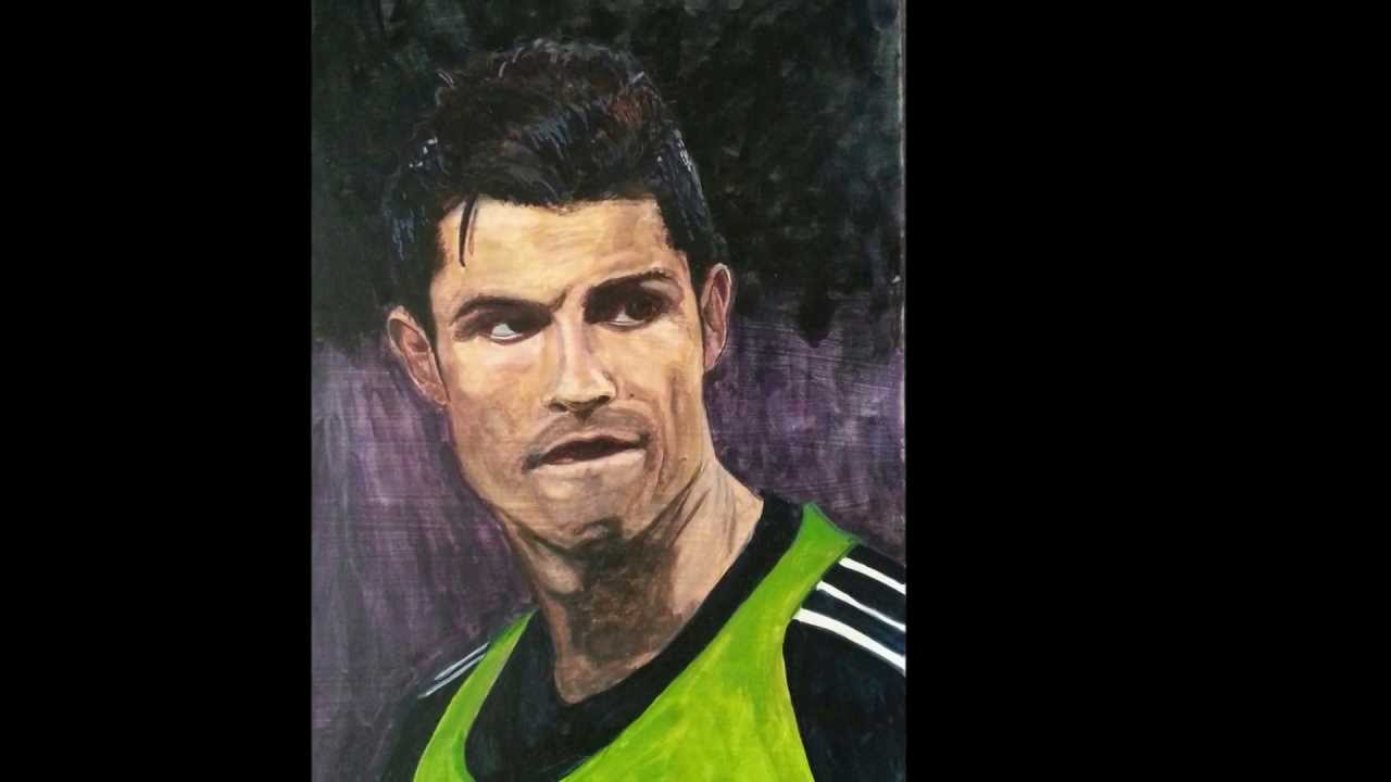 1280x720 Cristiano Ronaldo Painting - Ronaldo Painting