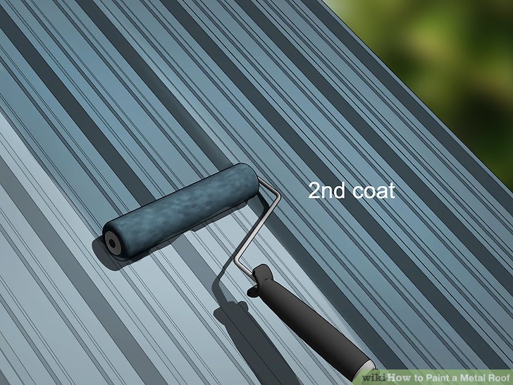 728x546 How To Paint A Metal Roof (With Pictures) - Roof Painting