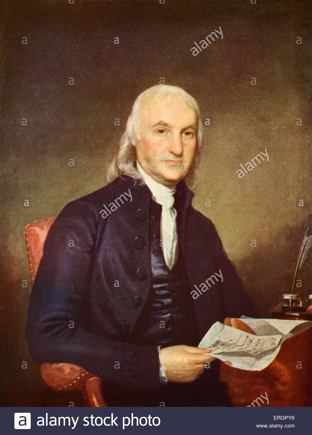 996x1390 Isaac Roosevelt 1726 1794, Portrait. Ancestor Of Franklin D Stock - Roosevelt Painting