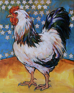 240x300 Rooster Paintings Fine Art America - Rooster Painting