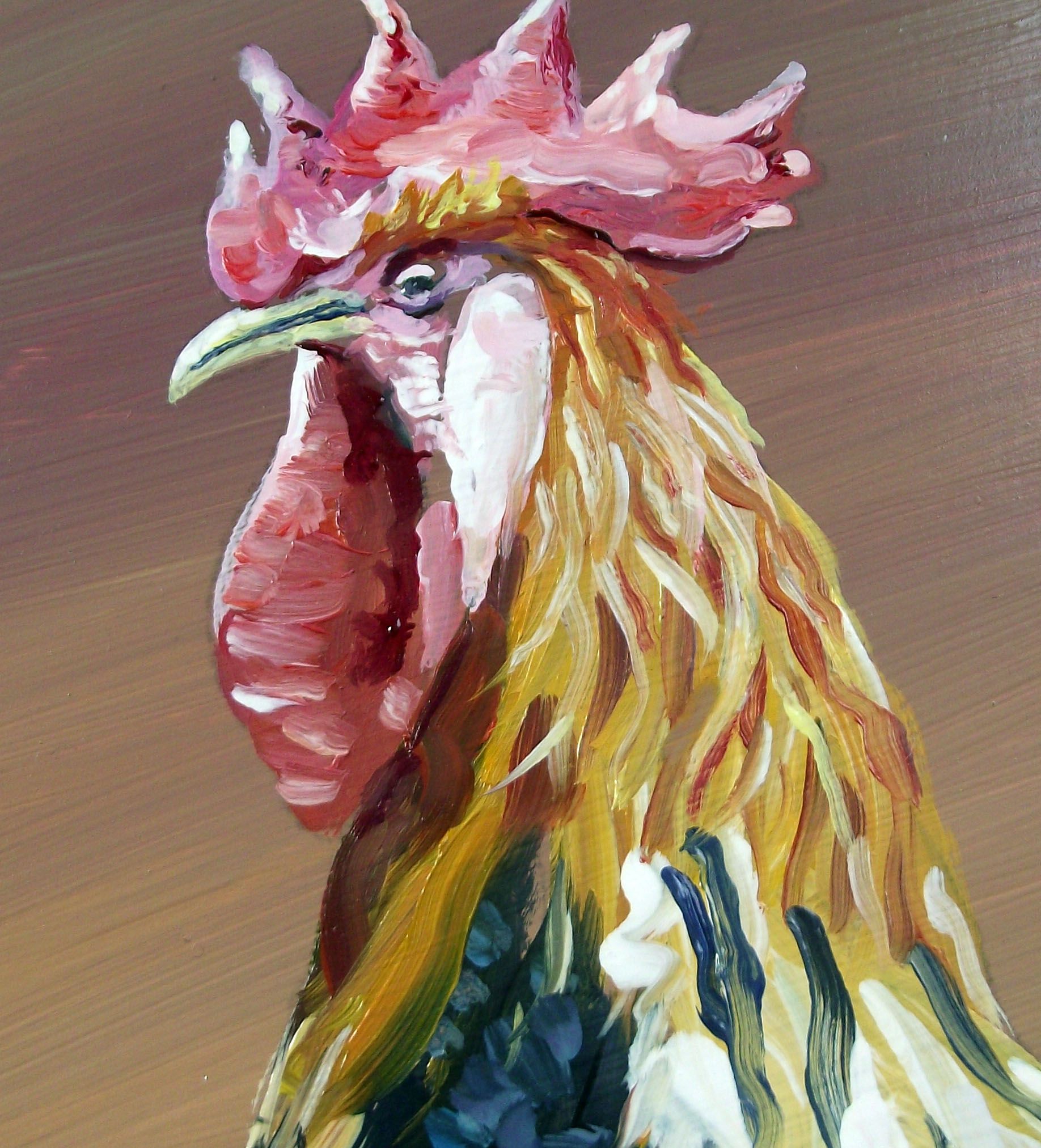1836x2025 Rooster Painting - Rooster Painting Images