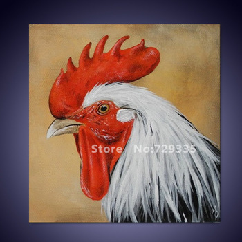 350x350 Cheap Acrylic Painting Modern Art, Find Acrylic Painting Modern - Rooster Painting On Canvas
