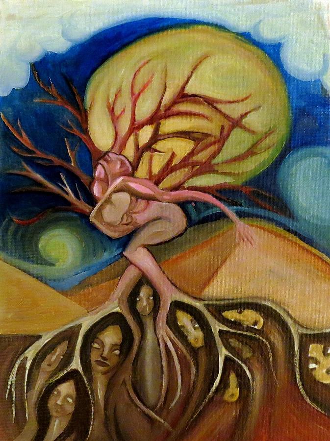 673x900 Roots Painting By Dustyroseism - Roots Painting
