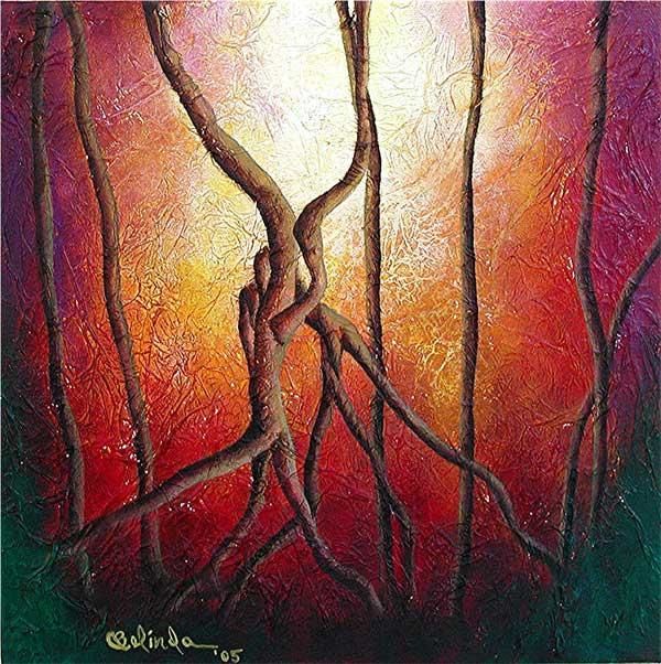 600x602 Swamo's Roots (Belinda Flores Shinshillas) - Roots Painting