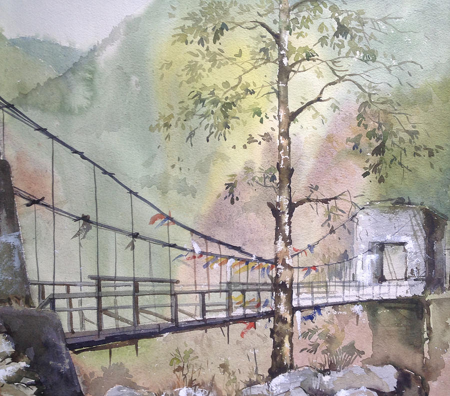Rope Bridge Painting at Explore collection of Rope