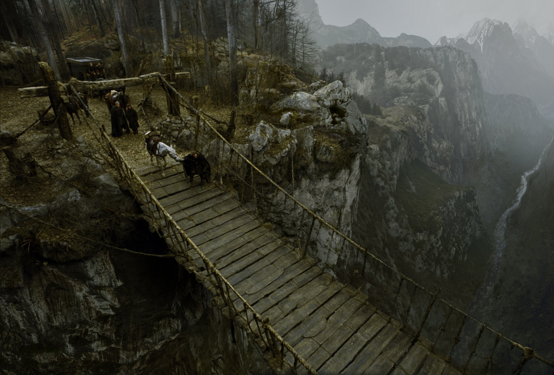 Rope Bridge Painting at Explore collection of Rope