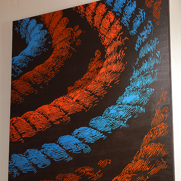 600x600 Painting Kuku Oba - Rope Painting